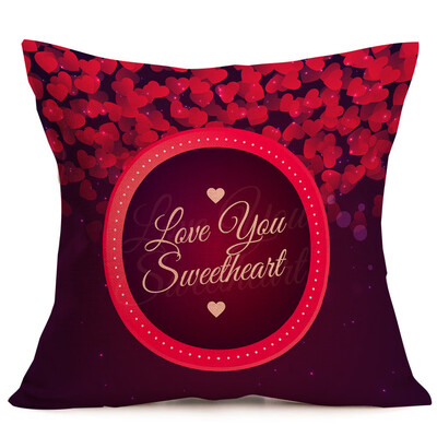 

Siaonvr Valentines Day Fashion Throw Pillow Cases Cafe Sofa Cushion Cover Home Decor B