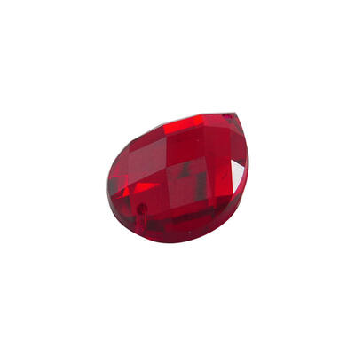 

Sew on Rhinestone Acrylic Rhinestone Two Holes Garments Accessories DarkRed Drop about 20mm wide 30mm long 55mm thick ho