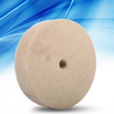 

Greensen 1PC 100x25mm 4 Beige Polishing Buffing Grinding Round Wheel Wool Soft Felt Polisher Disc Pad