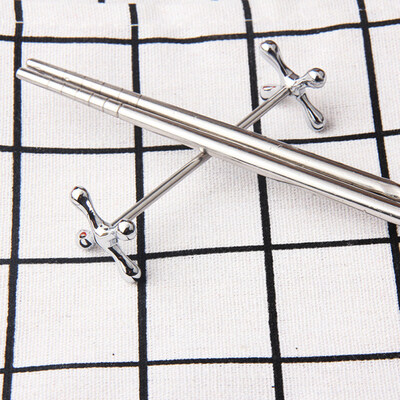 

Durable Zinc Alloy Chopstick Holder Spoon Fork Knife Rack Tableware Decor Stand