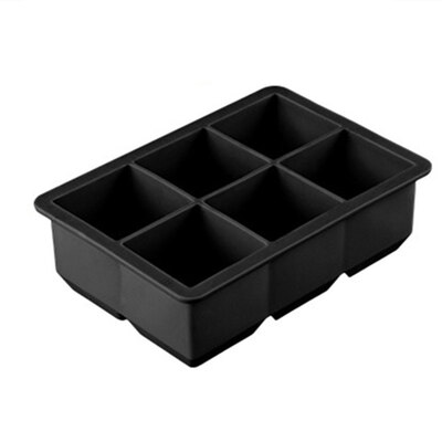 

95g 6-Grid Food-Grade Silicone Square Ice Cube Mold Easy Release Ice Cube Tray Ice Maker Trays