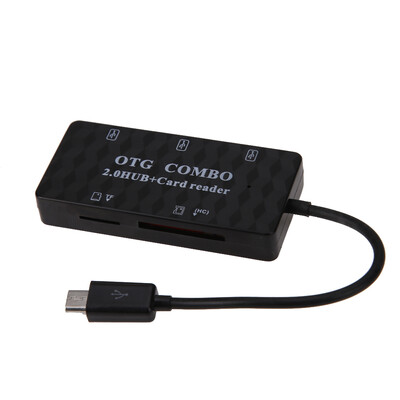 

Multi-Functional Micro USB20 OTG Combo HUB Mobile Computer And Card Reader