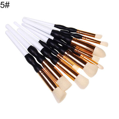 

10Pcs Gourd Handle Foundation Blusher Eyeshadow Face Eye Lip Makeup Brushes Set