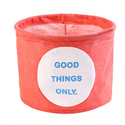 

〖Follure〗Cotton Linen Desktop Storage Basket Sundries Storage Box