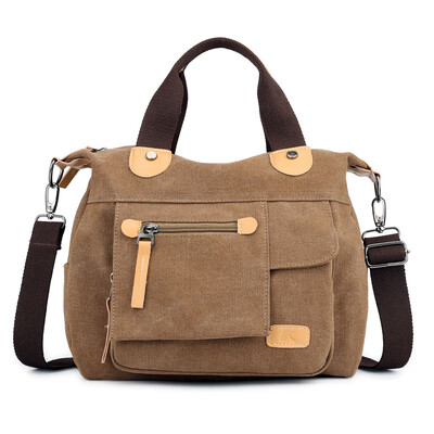

Sailing bag womens Korean style fashion individual canvas single-shoulder bag retro-casual casual large-capacity travel ba