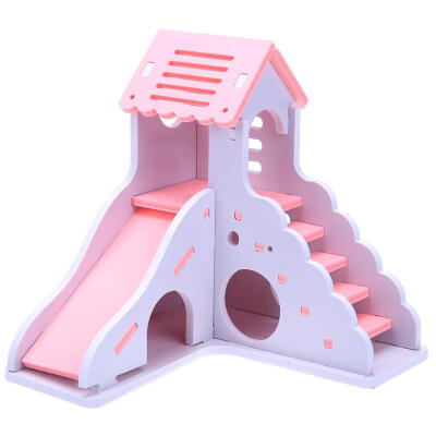 

Waterproof Removable Stairs Double Layer Deck Villa Hamster Sleeping Nest