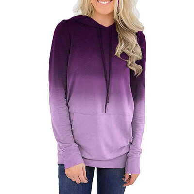 

Starmoon Women Pocket Long Sleeve Hoodies Sweatshirt Pullover Shirt Tops Blouse