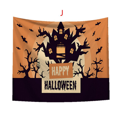 

Toponeto Tapestry Halloween Trick Horror Ghost Hanging On Home Wall Decoration Accessories Blanket