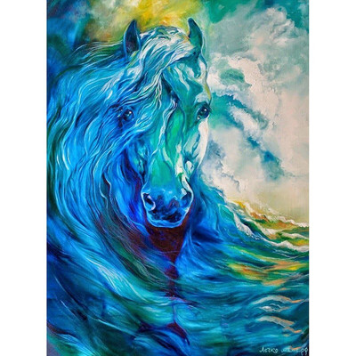 

DIY Diamond Painting Horse Cross Stitch Full Square Diamond Mosaic Animals Pictures Of Rhinestones Diamond Embroidery Home Deco