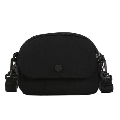 

Women Canvas Messenger Bag Casual Small Shoulder Bag Zipper Phone Purses Crossbody Bags For Teenager Girls Feminina Bolsa T10