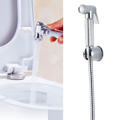 

Toilet Bidet Shattaf Douche Spray Chrome Hygienic Shower Head Hose Kit Muslim