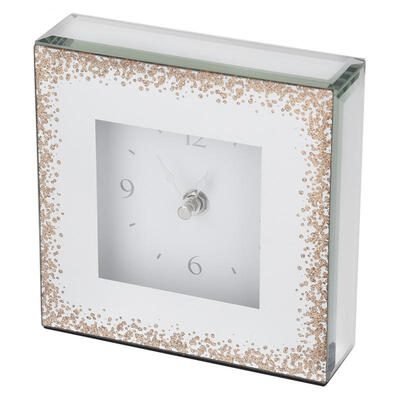 

Greensen European Style Square Desk Clock Home Sitting Room TV Cabinet Furnishing Decoration