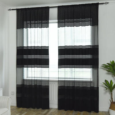 

Wide Strip Curtain Tulle Window Screening for Living Room Bedroom Shading