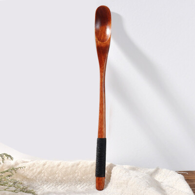 

Toponeto Wooden Spoon Fork Bamboo Kitchen Cooking Utensil Tools Soup-Teaspoon Tableware