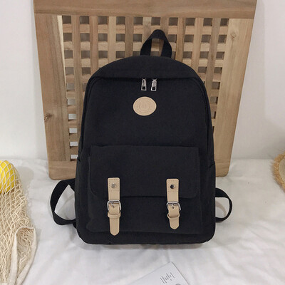 

Ancient sense school bag female Korean version of the high school Mori campus two-shoulder bag ins students simple hundred-pack la