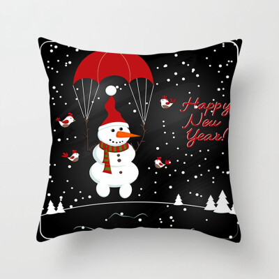 

New Creative Christmas Pillow Case Santa Claus Holiday Sofa Throw Cushion Cover Home Decor