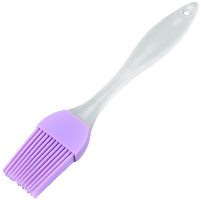 

3Pcs Baking Oil Brush Silicone Pastry Brush Baking Bbq Basting Brush Transparent Clear Handle