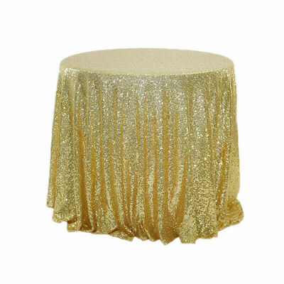 

6080120cm Sequin Glitter Tablecloth Sparkly Material Cloth Wedding Party Decor
