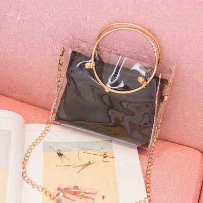 

Tailored Fashion Lady Shoulders Jelly Package Handbag Purse Mobile Phone Messenger Bag