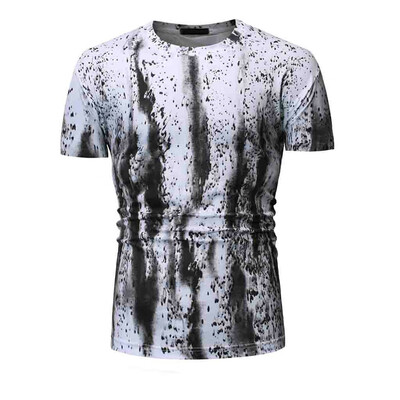 

Tailored Mens Summer Casual Printed Short Sleeve Shirt Top Blouse