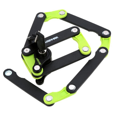 

Shearing Resistant Steel Folding Bicycle Lock with Lock Cage