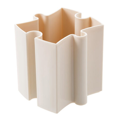 

〖Follure〗Desk Desktop Offices Storage Box Case Cosmetic Organizer Holder Pen Holder Beige