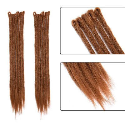 

Dreadlock Extension Ombre For Hip-Hop Synthetic Heat Resistant Crochet Braiding Hair Handmade Extension Twist Braiding For Women