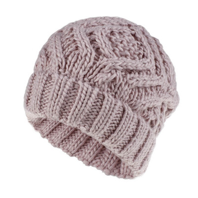 

Causal Winter Knitted Hats For Women Fashion Keep Warm Manual Wool Knitted Earmuffs Soft Hats Girls Caps High Quality Female