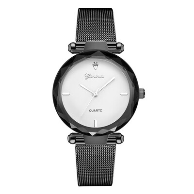 

Casual Women Watches Irregular Dial Fashion Female Quartz Wristwatches Simple Clock High Quality Mesh Strap Reloj Mujer