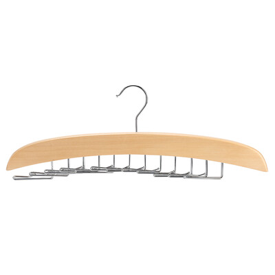 

Wooden Tie Hanger Rack 24 Hooks Rotating Belt Holder Closet Ties Storage Organizer Tie Hanger Tie Rack