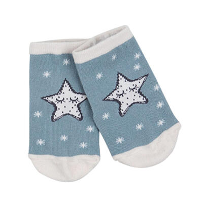 

Cute Baby Boys Girls Star Moon Print Socks Kids Cotton Soft Short Socks