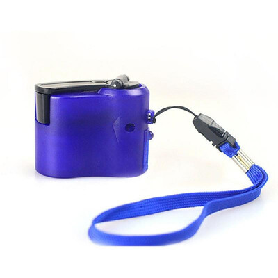 

Portable Mini USB Phone Emergency Charger for Camping Hiking Outdoor Sports Hand Crank Travel Charger for Smartphone Survival Tool