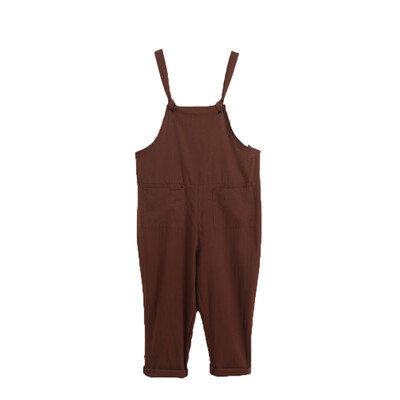 

Womens Loose Jumpsuit Strap Belt Bib Pants Trousers Casual Overall Pants BKL