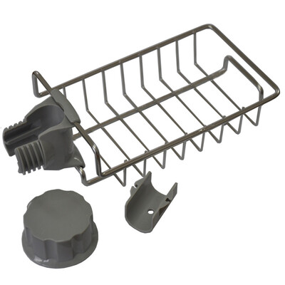 

Water Filtering Shelf Stainless Steel Faucet Rack Practical Sponge Holder