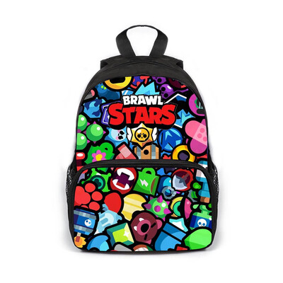 

Brawl&Stars Kids School Backpack Polyester Waterproof anti-scratch School Bag Lunch Bag for School Travel Hiking Picnic