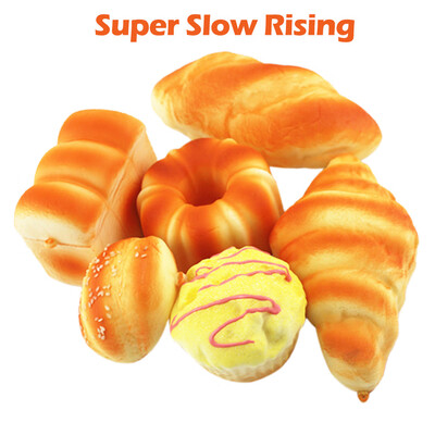 

Siaonvr 6pcs Simulated Bread Set Scented Slow Rising Kids Gift Fun Stress Relief Toy