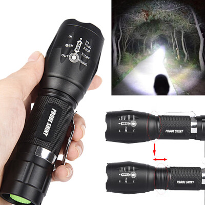 

Saidsome Super Bright XM- T6 LED Adjustable Focus Flashlight Torch Zoomable flashlight lamp