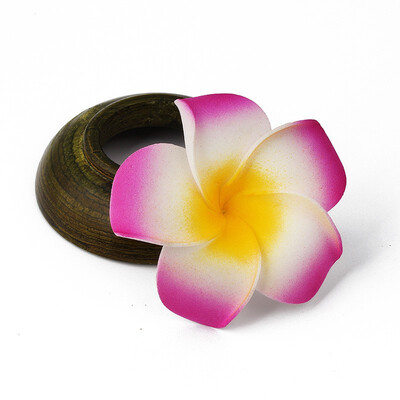 

plumeria Flower Foam Hair Clip Accessory Boutique Alligator Clip Assortment For Bridal Wedding Party Beach Vacation Outfit