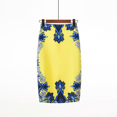 

Roseonmyhand Ladies Summer Fashion Trend Comfortable Casual Bag Hip Skirt Print Skirt Skirt
