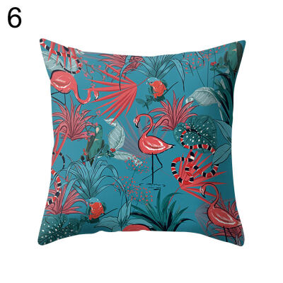 

Flamingo Print Soft Pillow Case Waist Throw Cushion Cover Office Home Decor