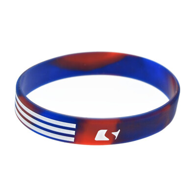 

1Pc Red Blue White Thin Line Silicone Rubber Silicone Bracelet Wristbands For Women Men Jewelry Gifts