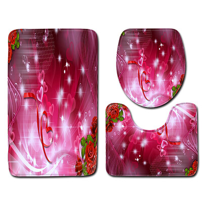 

〖Follure〗3pcs Non-Slip Bath Mat Bathroom Kitchen Carpet Doormats Decor