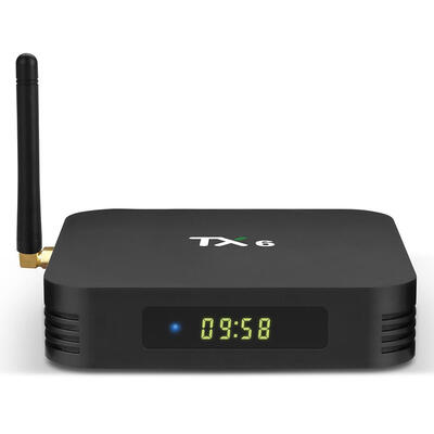 

TX6 Android 90 TV Box Allwinner H6 Quad Core 4G32GB WIFI BT Set Top Box