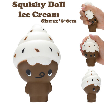 

Gotoamei 12cm Doll Ice Cream Squishies Slow Rising Squeeze Scented Stress Relieve Toy