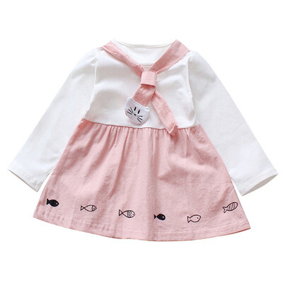

Princess Dresses For Girls Long Sleeve Kids Girls Dresses Lovely Baby Clothes