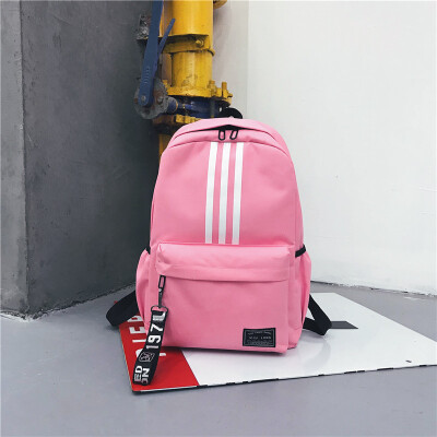 

Double-shoulder bag mens Korean style fashion2018 high school students school school school school school school bag