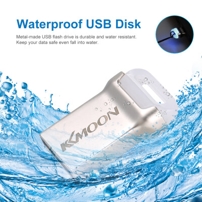 

KKmoon USB Flash Drive USB30 Mini Portable U Disk 16GB Pendrives Car Pen Drive Silver for PC Laptop