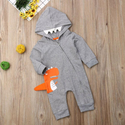 

US Newborn Kids Baby Girls Boys Winter Romper Bodysuit Jumpsuit Hoodies Clothes