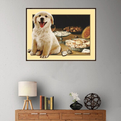 

Gobestart 5D Three-Dimensional Embroidery Painting Rhinestone Pasted DIY Diamond Painting