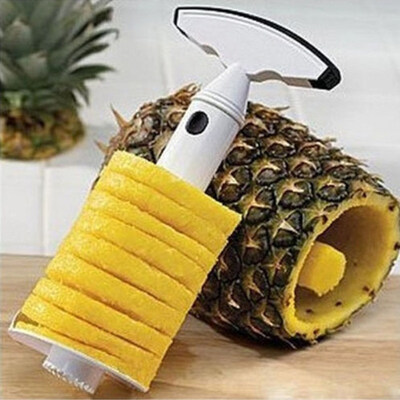 

Kitchen Metal Pineapple Peeler Corer Slicer Cutter Fast Easy Fruit Cutting Tool